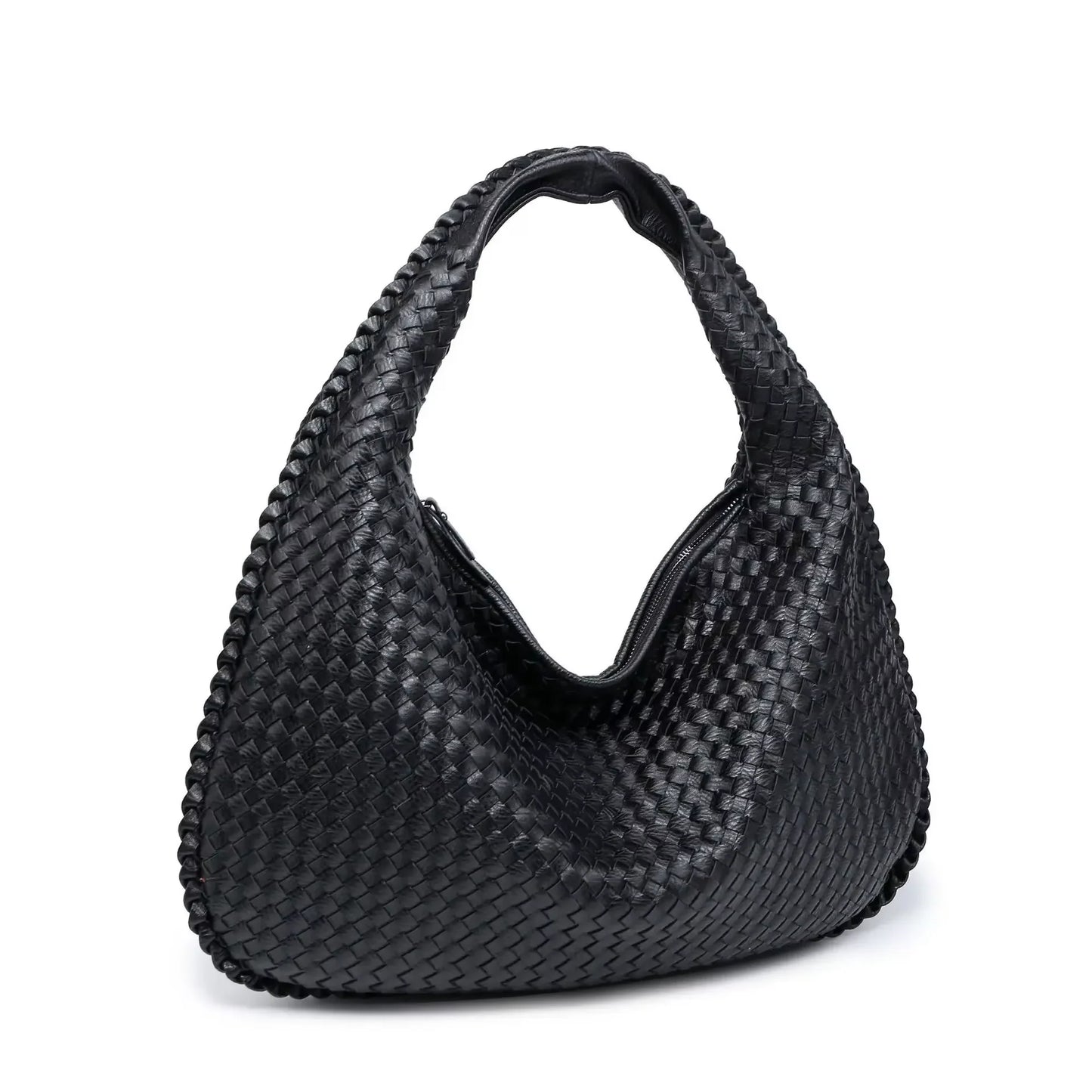 Woven Messenger Bag